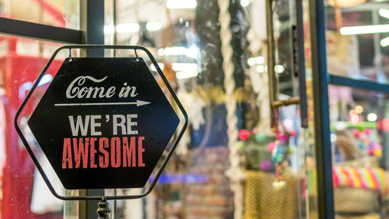 Come in we are awsome