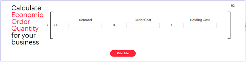 How Economic Order Quantity is calculated