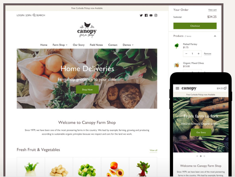 Canopy theme