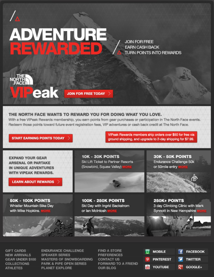the north face adventure post