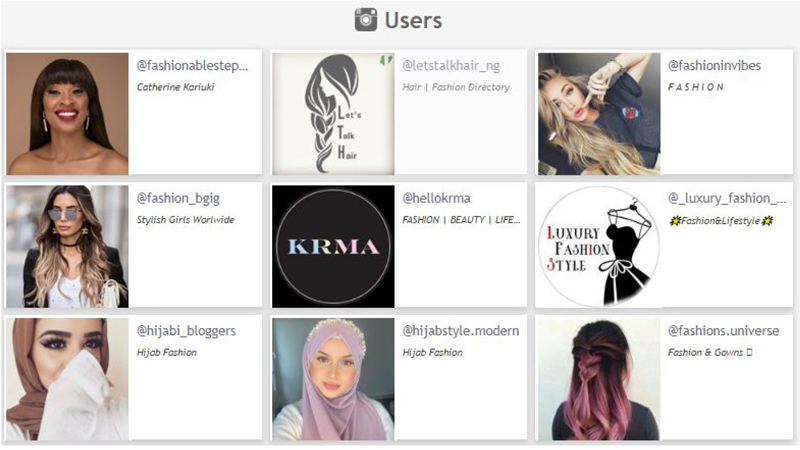 gramfind fashion