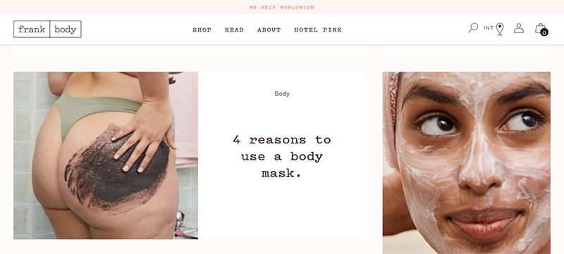 product page