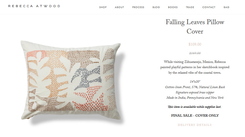 Rebecca atwood product page