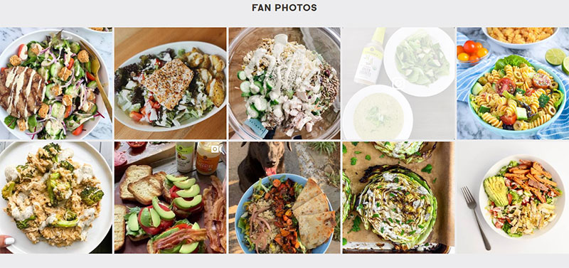 Fan photo page