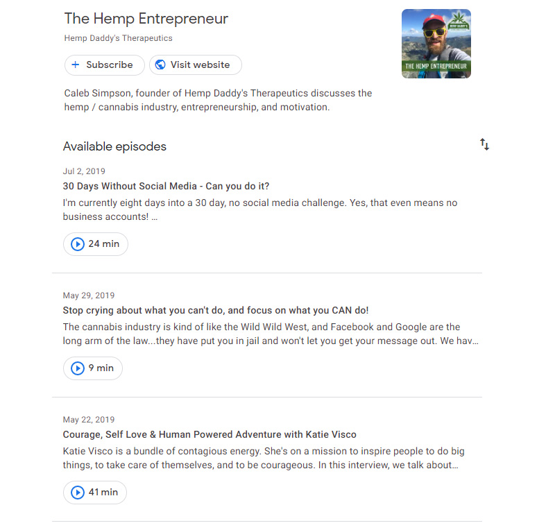 The Hemp Entrepreneur