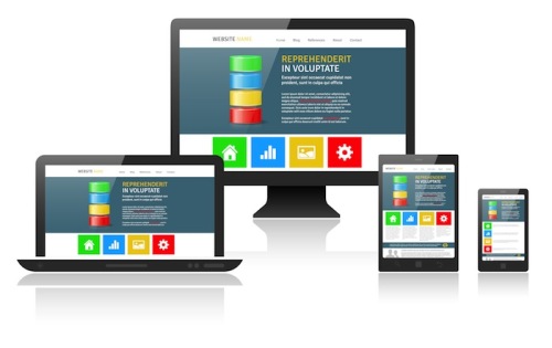 Responsive web design on different devices
