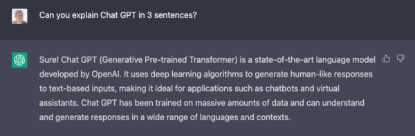 Explain ChatGPT