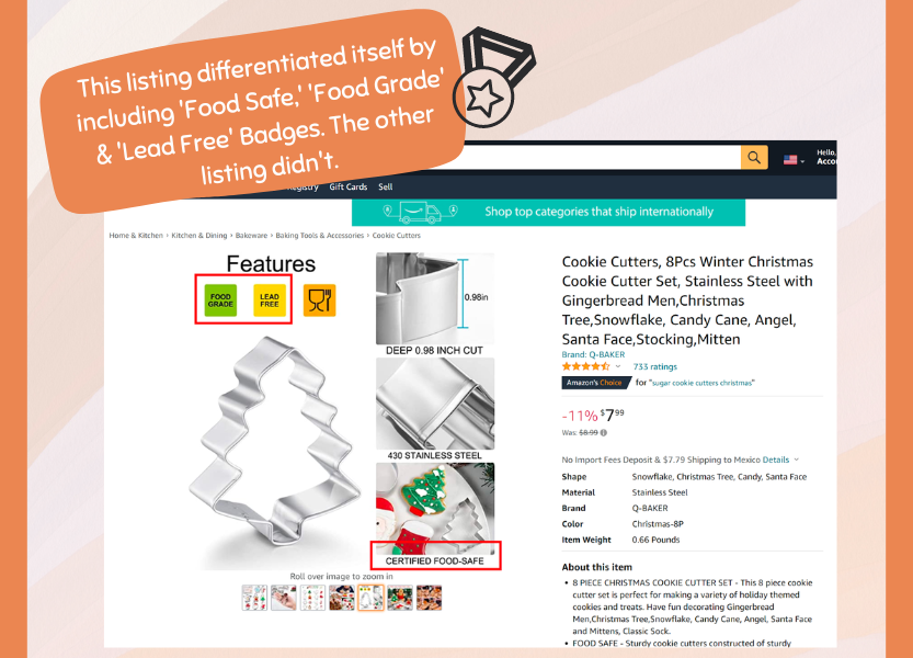 Amazon SEO Optimization tip: Detail Product Differentiation