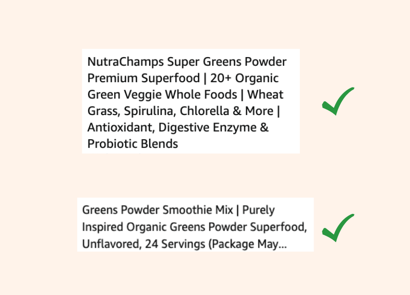 amazon listing optimization title examples