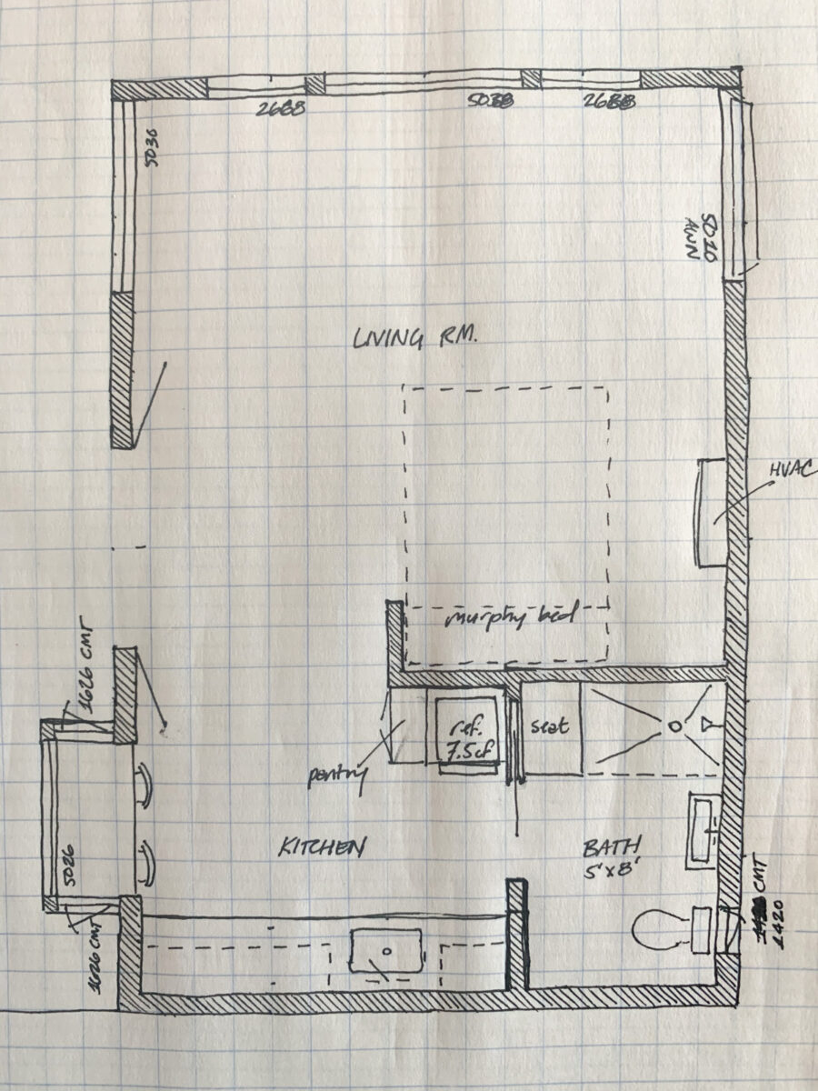 home office sketches floorplan arizona casita